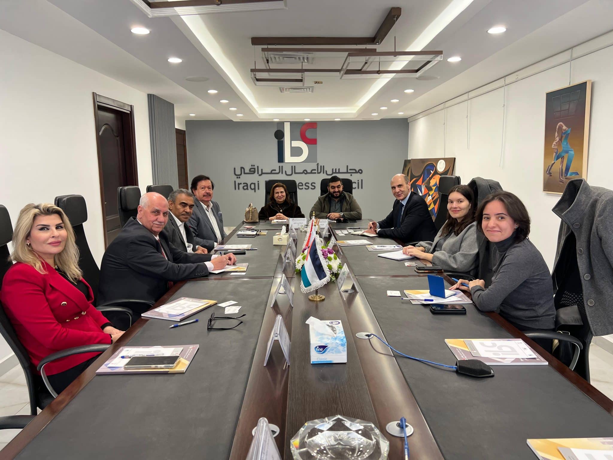 The Iraqi Business Council Holds Economic Meeting with the ...